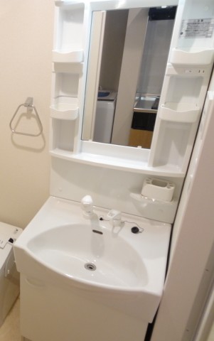 洗面設備　同物件別号室のものです。