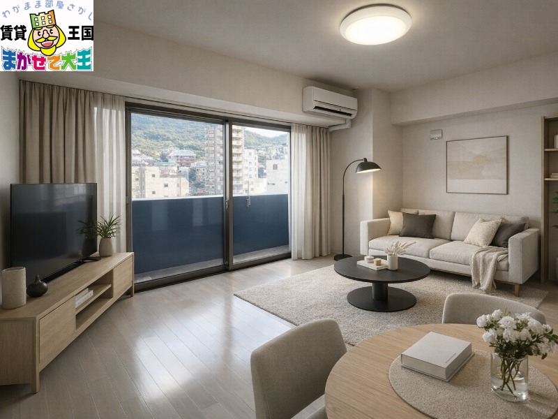 居室・リビング　家具・インテリアはＣＧです