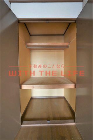 収納　たっぷりとした収納スペースです