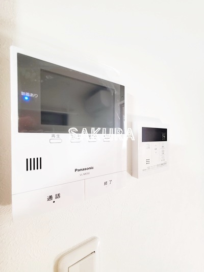 セキュリティ　安心のモニター付きインターホンです♪