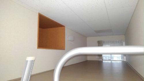 収納　ロフト上の様子。