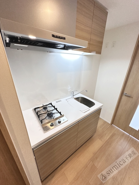 キッチン　２口ガスコンロ完備です♪