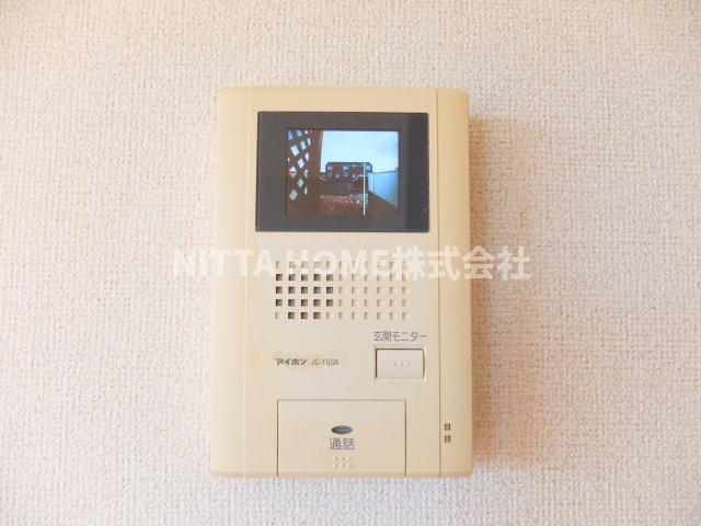 セキュリティ　顔を見て会話ができるＴＶインターホン◎