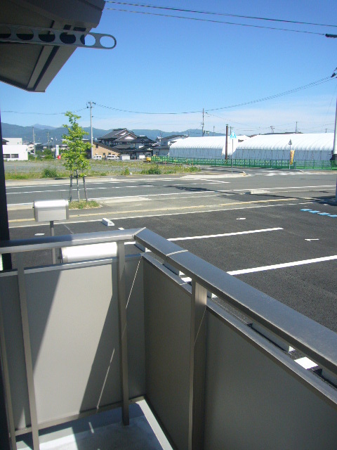 バルコニー　南向きのバルコニー