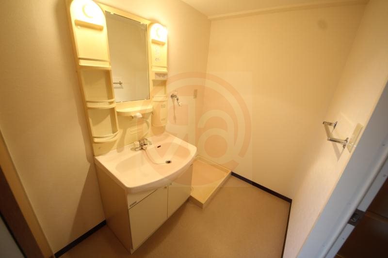 洗面設備　広い洗面スペース