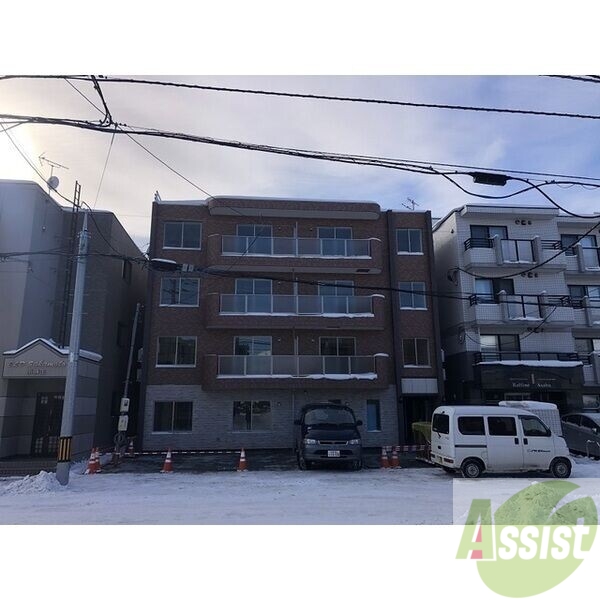 建物外観　札幌市北区北三十六条西「グランメールティアレ南麻生」