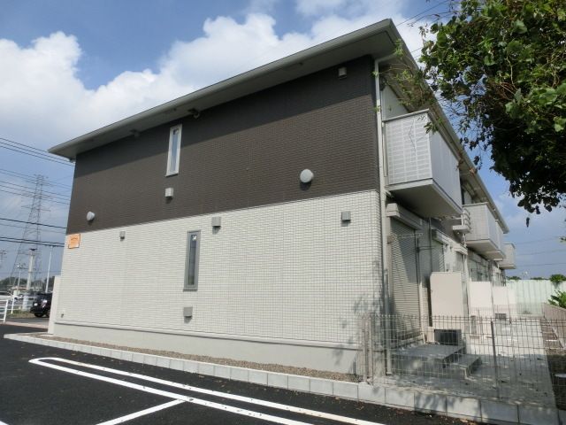 建物外観　ＡＬＳＯＫホームセキュリティ対応アパートです