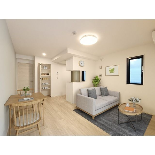 居室・リビング　※家具家電配置例参考写真 　現状優先