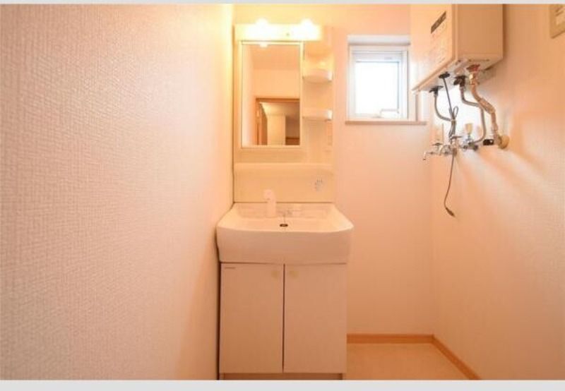 洗面設備　１号室タイプのお部屋写真となります。