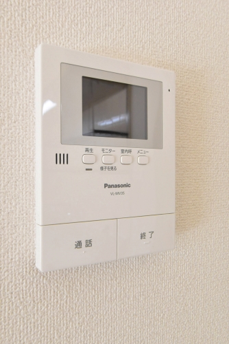 セキュリティ　※同物件別部屋参考写真。現状優先になります。