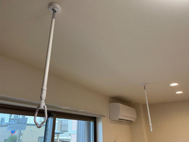 その他設備　室内物干し