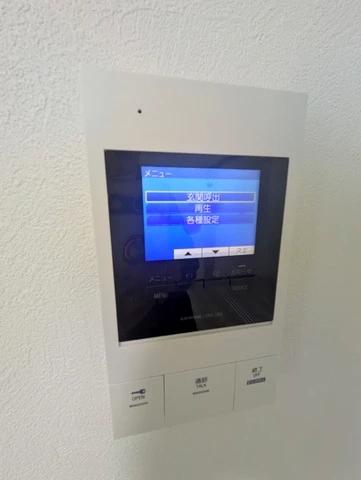 セキュリティ　モニター付きインターホンで安心