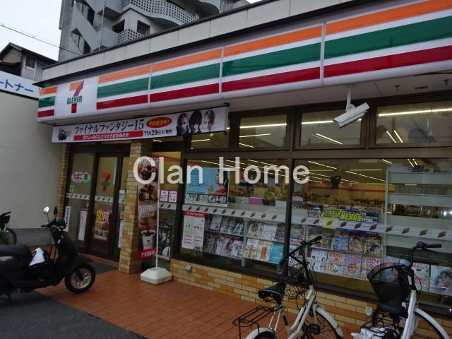 コンビニ　セブン*イレブン大阪新深江駅南店（コンビニ）まで451m