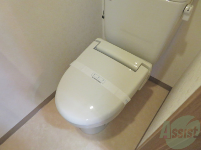 トイレ　トイレは使いやすサイズ感になっていますね。