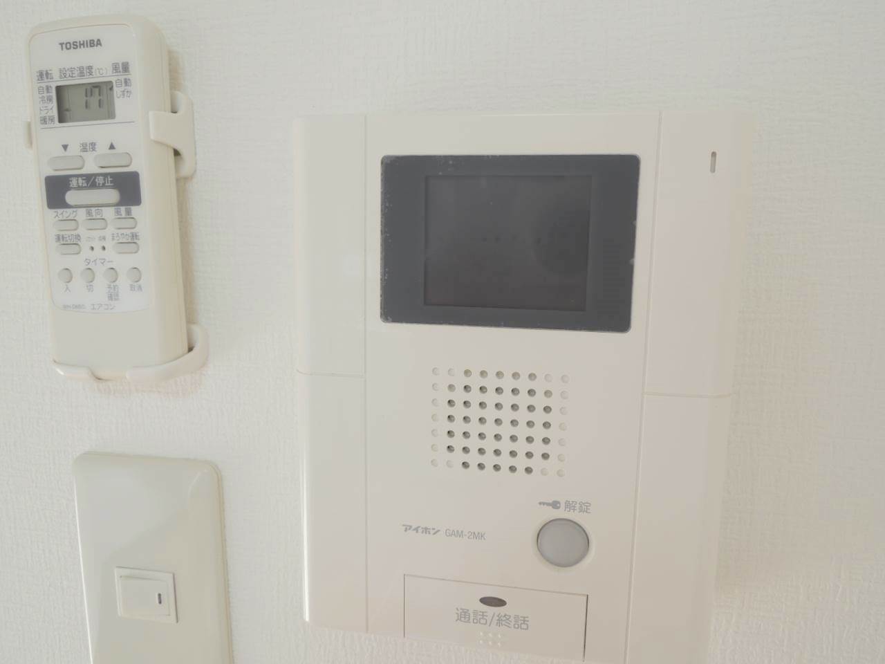 セキュリティ　ＴＶモニター付インターホン