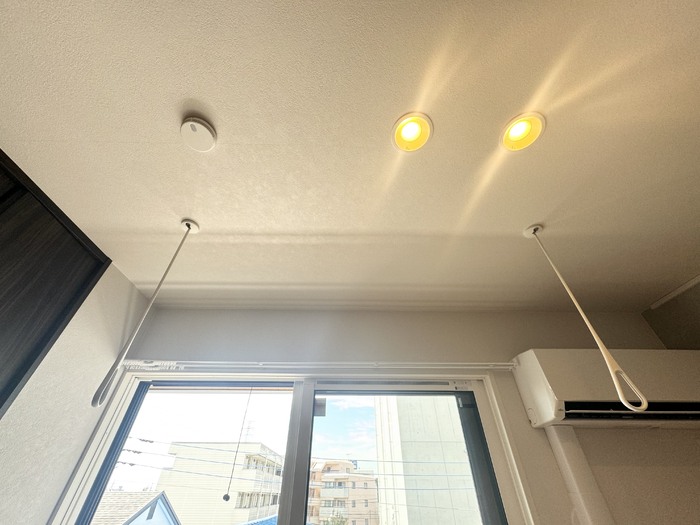 その他設備　室内物干し