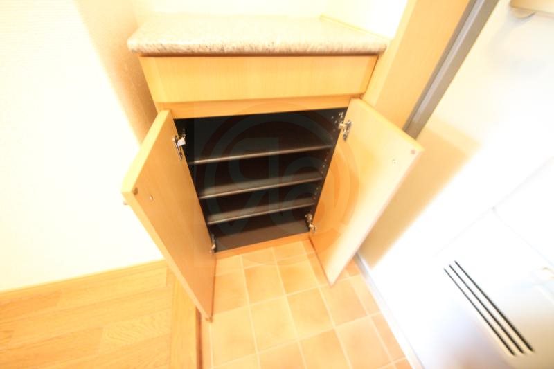 収納　ちょっとした収納スペースも充実しています