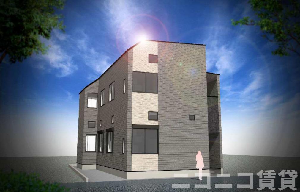 建物外観　建設中のため