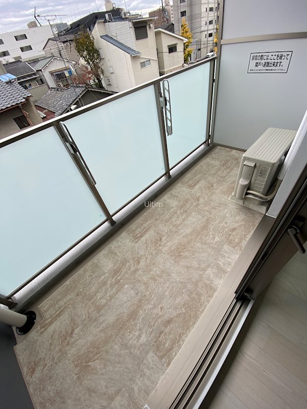 バルコニー　同じタイプのお部屋の写真です。ご参考までに