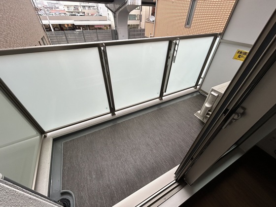 バルコニー　※別部屋の写真です