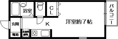 アメニティKの間取り写真