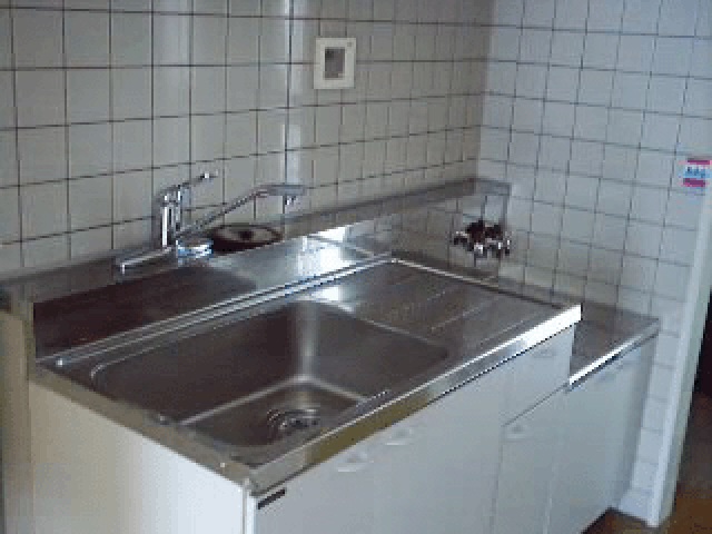 キッチン　ガスコンロ設置可能