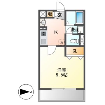 Comodo Motoyamaの間取り写真