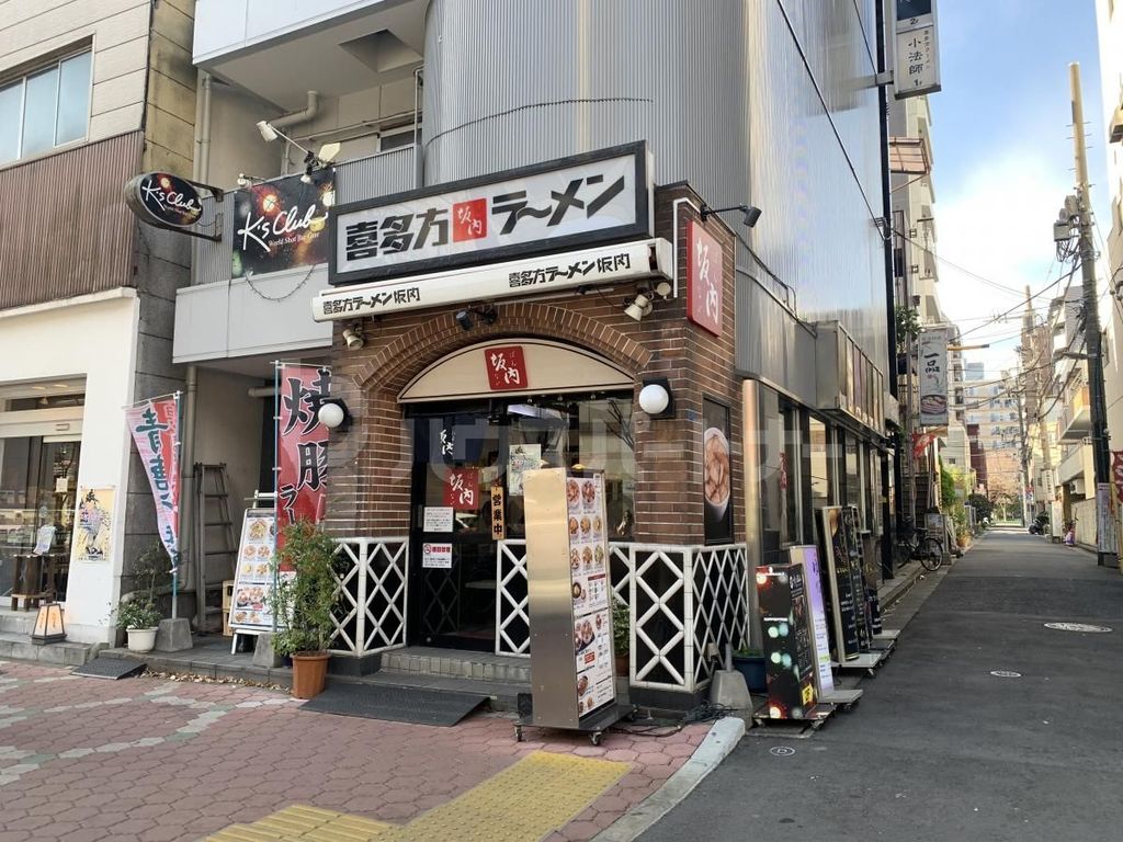飲食店　喜多方ラーメン坂内亀戸店（飲食店）まで520m