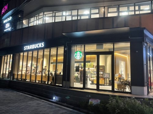 飲食店　スターバックス コーヒー そよら海老江店（飲食店）まで435m