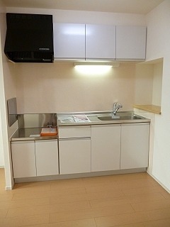 キッチン　お好きなガスコンロが設置できます。