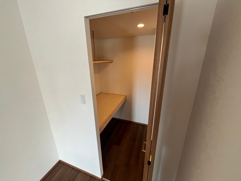 収納　収納を開けてみました！たくさん入りそうですね～