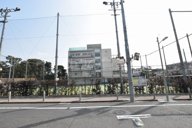 中学校　荏原第六中学校（中学校）まで382m