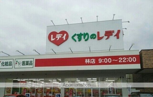 ドラックストア　レディ薬局林店さん（ドラッグストア）まで680m