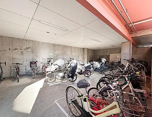 駐車場　駐輪場です。