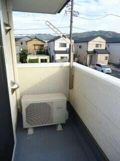 バルコニー　広々としたバルコニーです