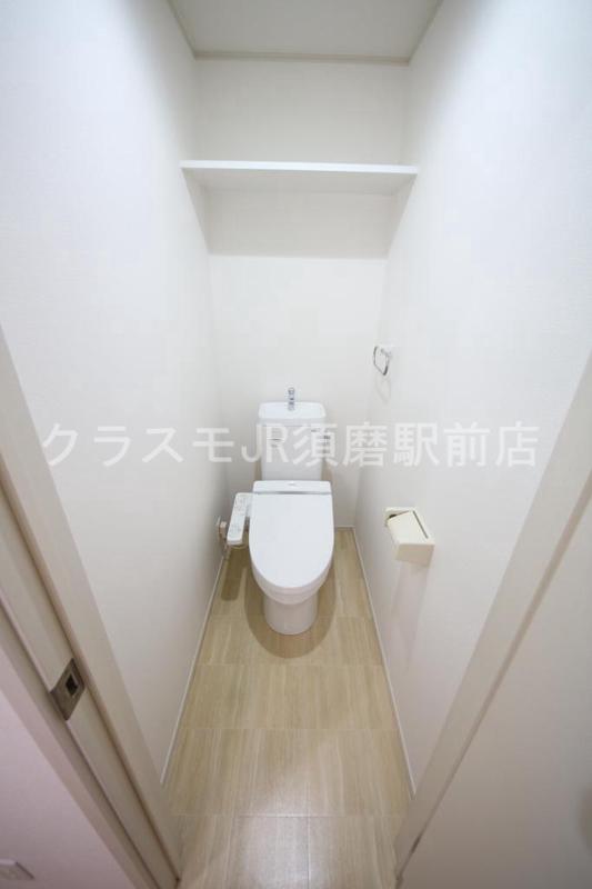 トイレ　清潔感のある爽やかなトイレ。誰もがリラックスできる空間です。