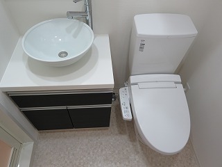 洗面設備　過ごしやすい室内です