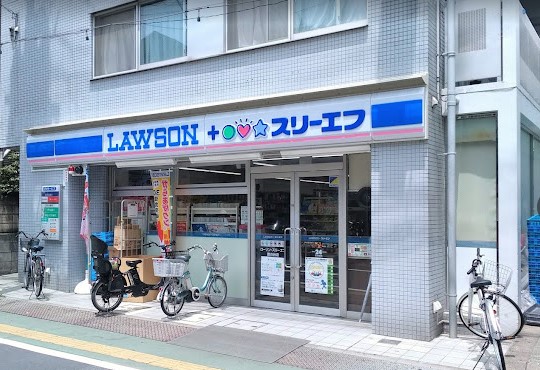 コンビニ　ローソン・スリーエフ旗の台店（コンビニ）まで27m