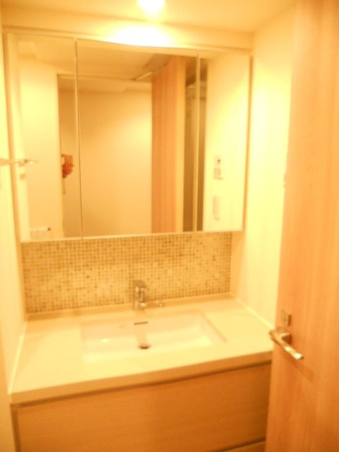 洗面設備　同じタイプの別部屋写真