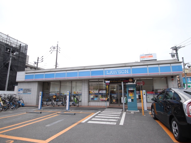 コンビニ　ローソン 本陣駅前店（コンビニ）まで300m
