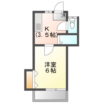 グリーンコーポの間取り写真