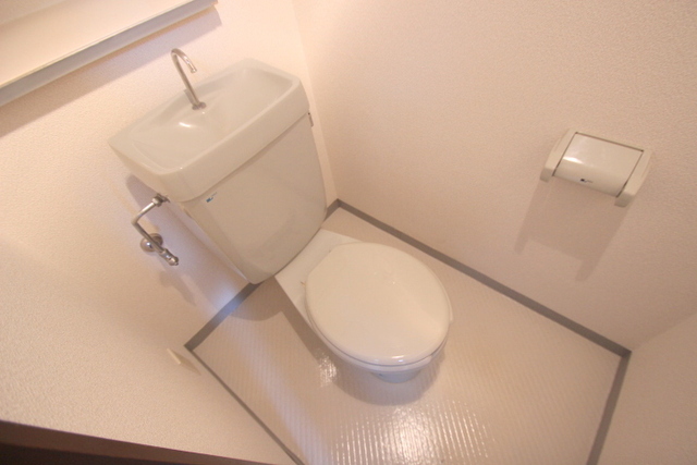 トイレ　写真は違う号室です。