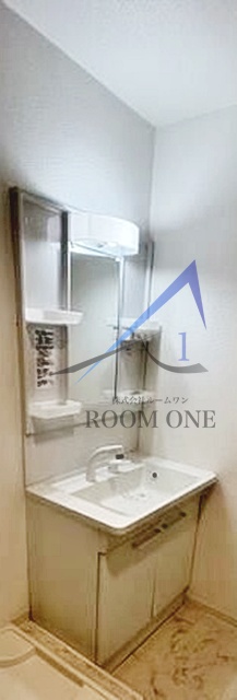 洗面設備　洗面台です。