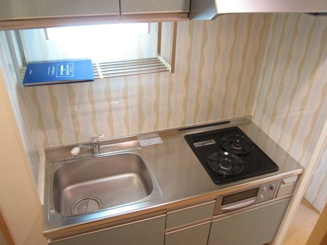 キッチン　★お料理楽々お洒落な２口ガスのシステムキッチンです★