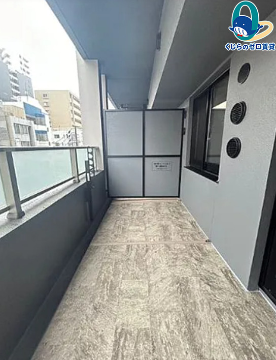 バルコニー　くじらのゼロ賃貸は＼仲介手数料0円×初期費用最安×全国対応／