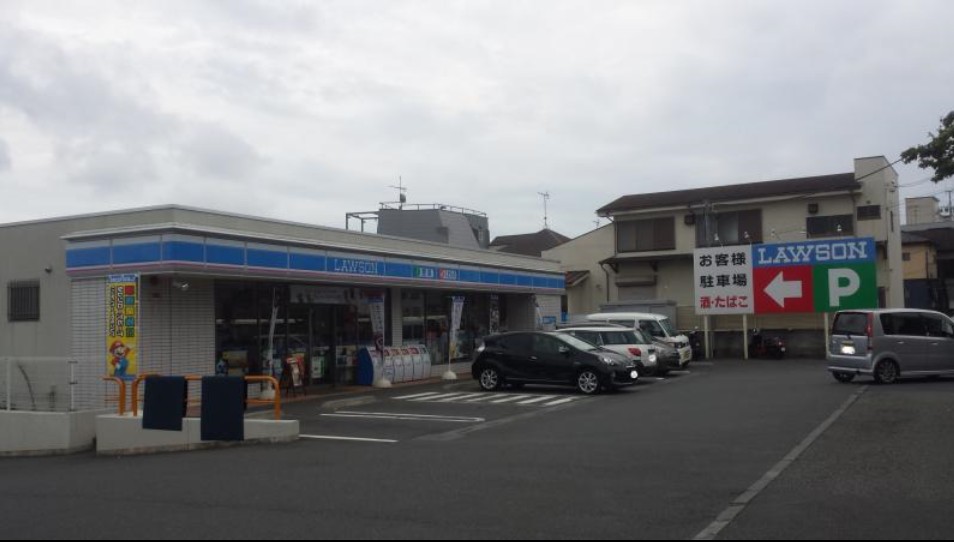 コンビニ　ローソン 旭本村町店（コンビニ）まで374m