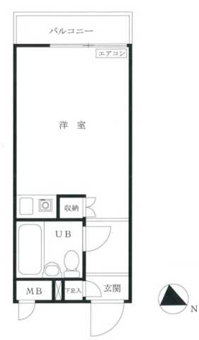 ペガサスマンション白山の間取り写真