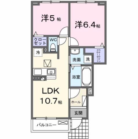 メゾン ド アムールの間取り写真