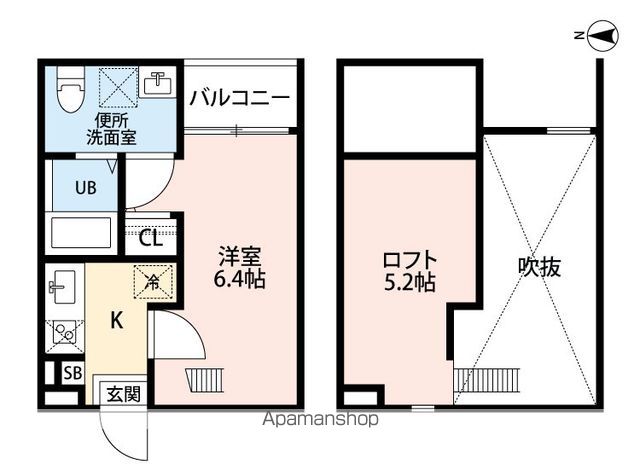 地下鉄東山線 中村公園駅 徒歩10分 2階建 築9年の間取り写真