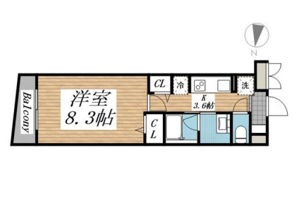 東急東横線 学芸大学駅 徒歩9分 4階建 築1年の間取り写真
